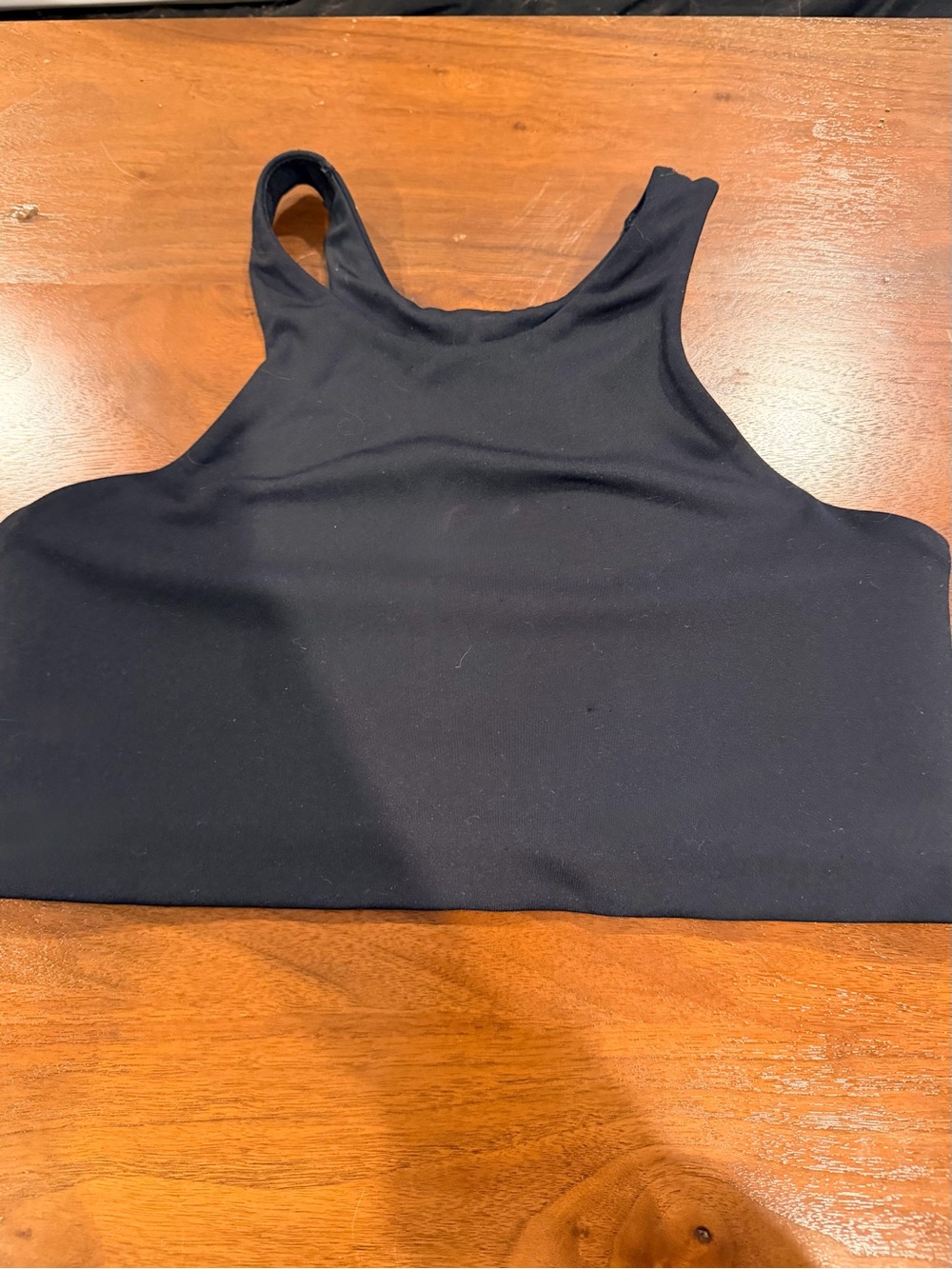 Nike Black High-Neck Sports Bra Crop Top